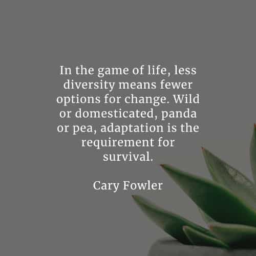 Cary Fowler - In the game of life, less diversity means