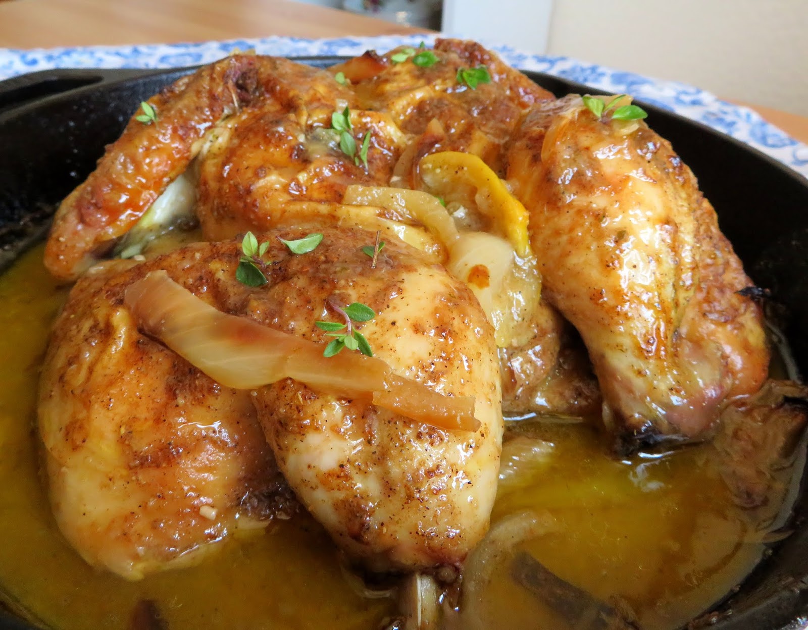 Ina's Skillet Roasted Lemon Chicken The English Kitchen