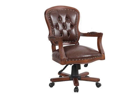 Ebrar Kapitone Ahsap Yonetici Koltugu