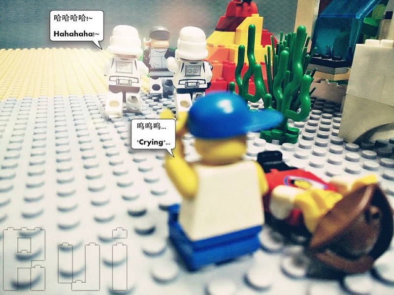 Lego Father's Day - Son crying