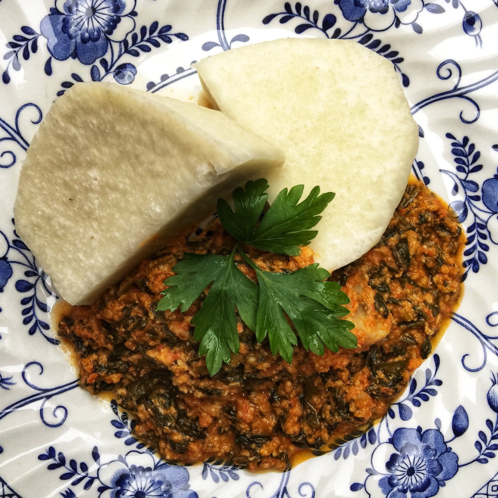 The Vegan Nigerian Iyan And Egusi Soup Yam And Egusi