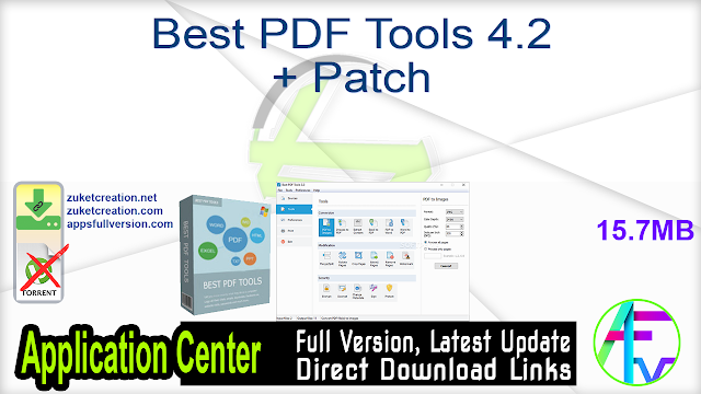 Best PDF Tools 4.2 + Patch