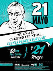 Concepción: este 21 de mayo todos a Pza. España, 12:00hrs