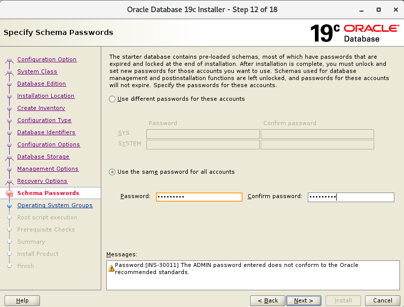 Different password. Oracle 19c. Oracle database 19. Oracle database 19c. Oracle 19c Интерфейс.