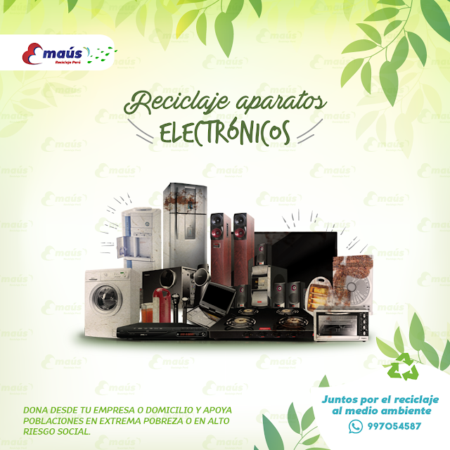 Reciclaje de Aparatos Electrónicos - Emaús Reciclaje Perú