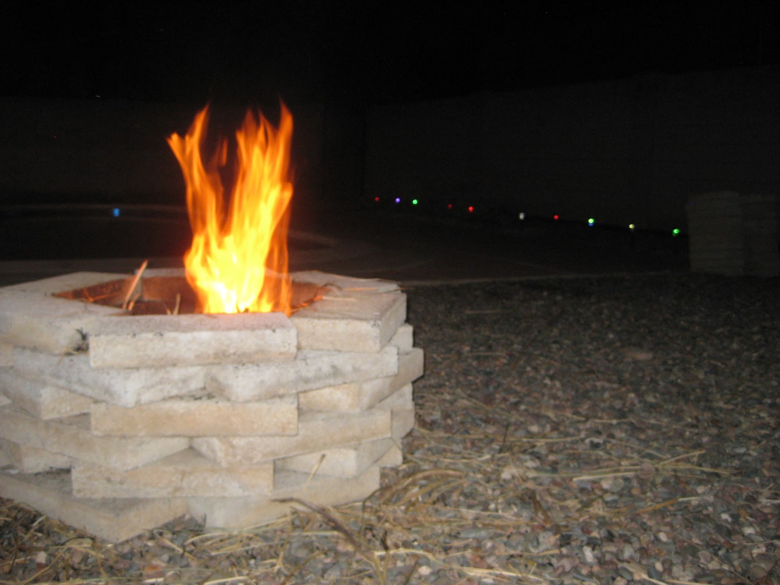 The Home Owner's Blog How To Build A Fire Pit From Paver Stones