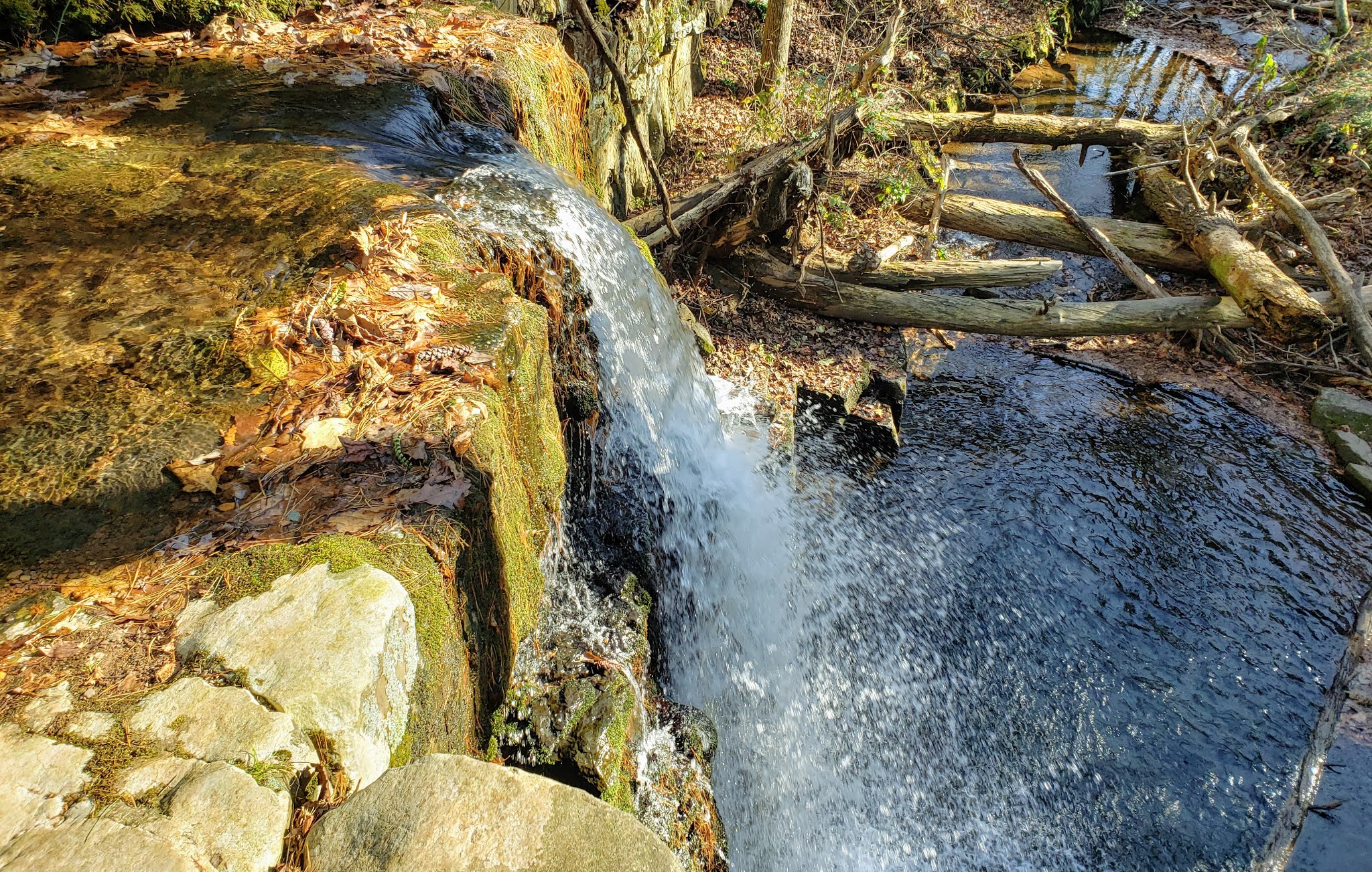 MidAtlantic DayTrips Late Fall Hike to Hone Quarry Waterfalls