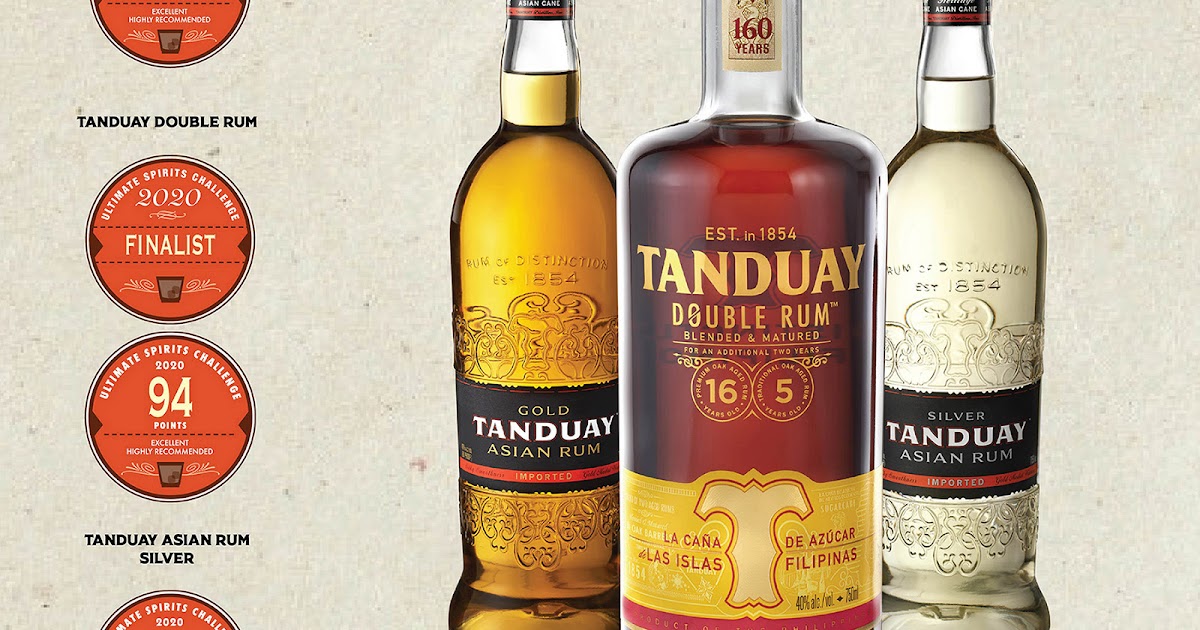 Pinoy Pride Tanduay Rums Bag Ultimate Spirits Challenge Award in US