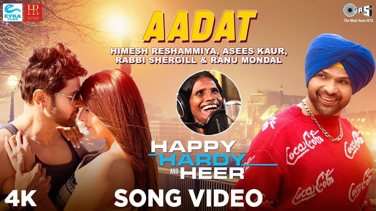 Aadat lyrics in Hindi