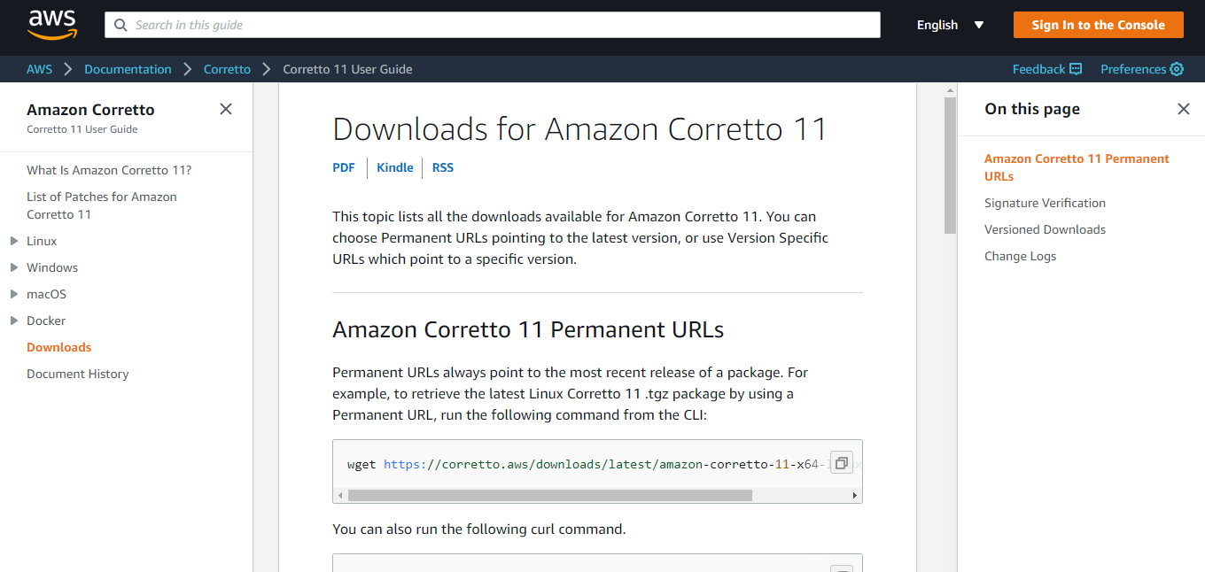 where is the amazon-corretto jdk on mac