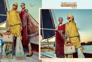 Shree fab Mariya B lawn Spring Summer 20 vol 2 pakistani Suits