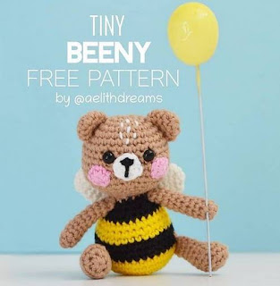 PATRON GRATIS OSO ABEJA AMIGURUMI 44682