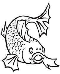 fish coloring pages cartoon sheet para gold pm posted peces