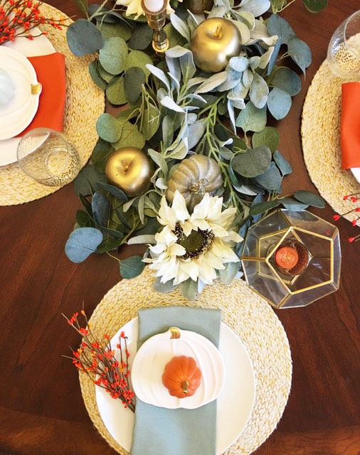 Rustic Autumn Tablescape | BellaGrey Designs