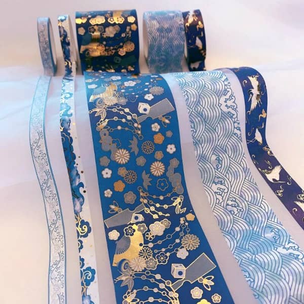 Blue Washi Tape 6 - Custom Scene