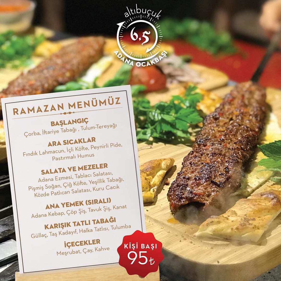 Altibucuk Adana Ocakbasi Nisantasi Sisli Istanbul Iftar Menusu