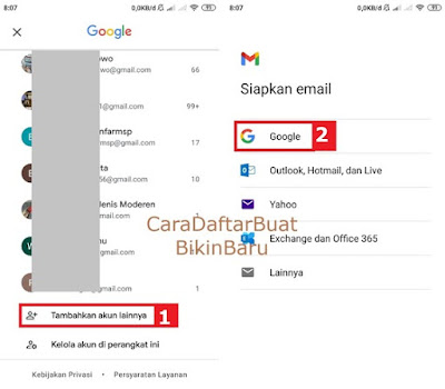 cara membuat email baru tanpa nomor hp