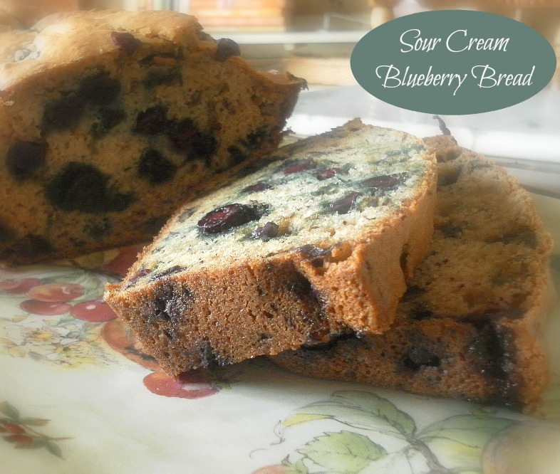 Cooking On A Budget Sour Cream Blueberry Bread