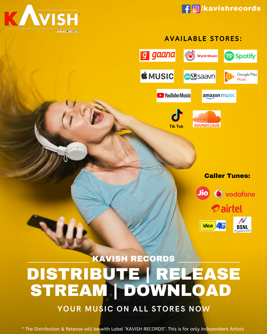 How to Distribute music on gaana, wynk, hungama, jiosaavn, spotify How