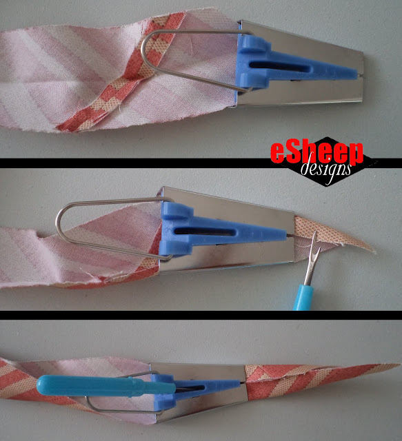 How to Make Double-Folded Bias Binding by eSheep Designs