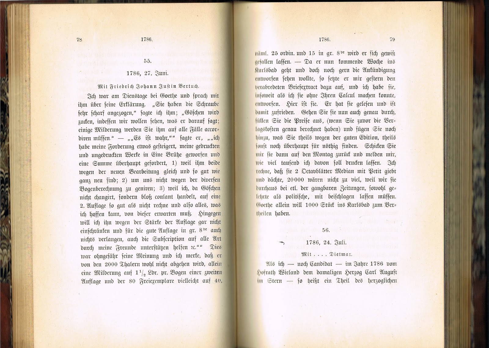Google1st WOLDEMAR FREIHERR VON BIEDERMANN Goethes Gespräche 10 vols