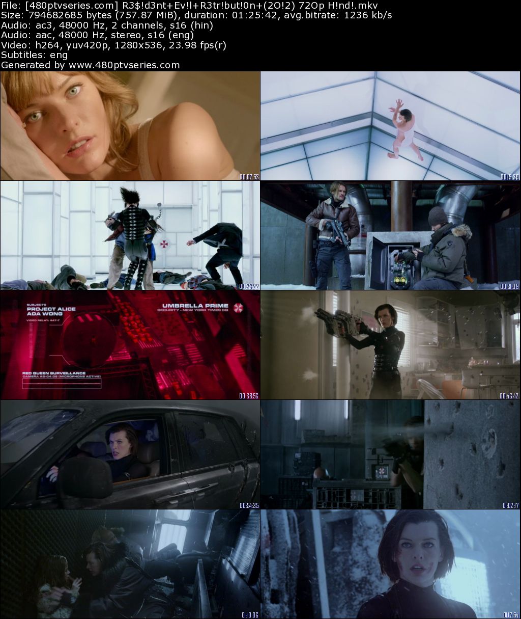 Download Resident Evil Retribution (2012) 750MB Full Hindi Dual Audio Movie Download 720p Bluray Free Watch Online Full Movie Download Worldfree4u 9xmovies