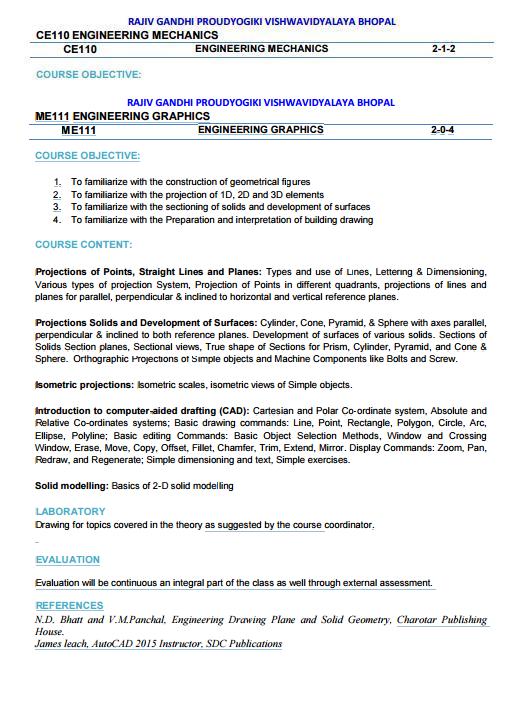 Rgpv engineering graphics syllabus cbcs scheme rgpv ed syllabus for