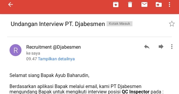 Pt Djabesmen Lemah Abang Cikarang Random Email Loker