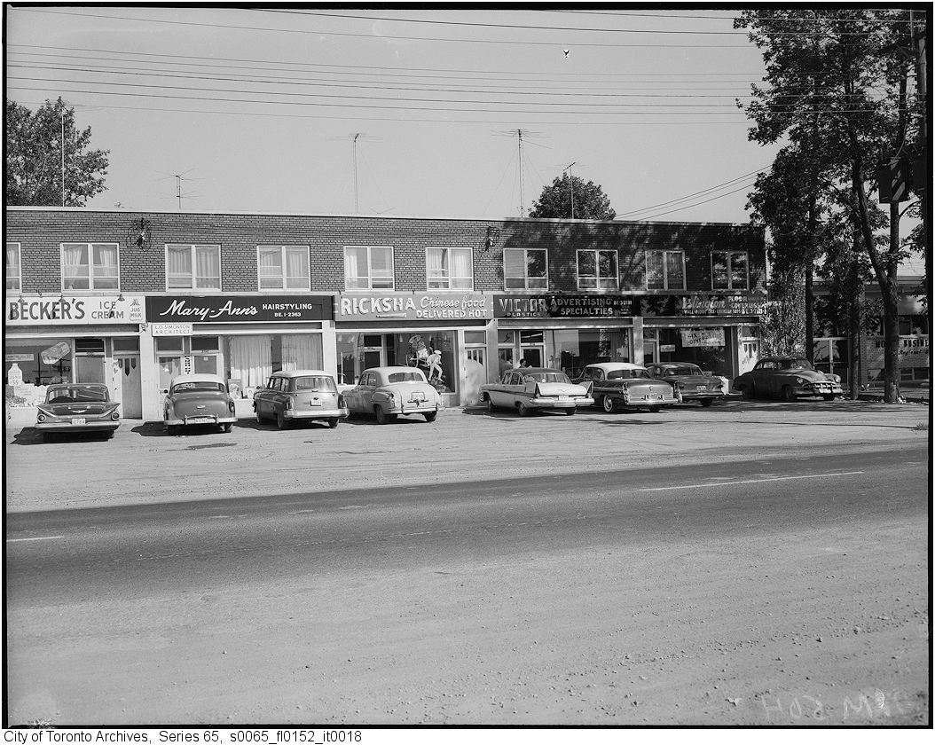 lost toronto Dundas West at Six Points/Then and Now