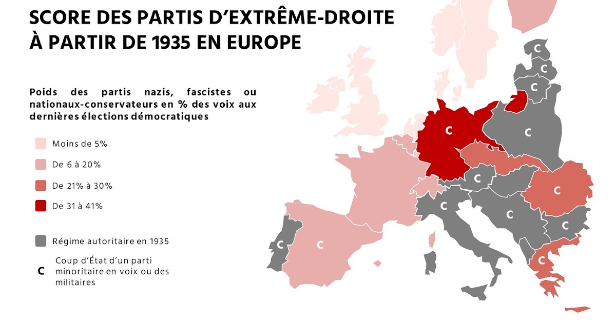 Infographie Paul.itique Extrêmedroite et opinion publique en Europe