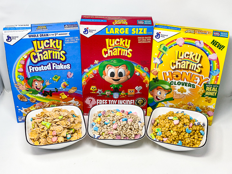 Lucky Charms Frosted Flakes, Marshmallow Cereal, Whole Grain, Unicorns ...