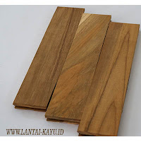 harga lantai kayu Jati grade A 25 cm