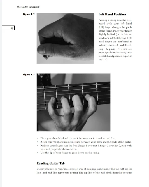 تحميل كتاب تعلم الجيتار | The Guitar Workbook pdf