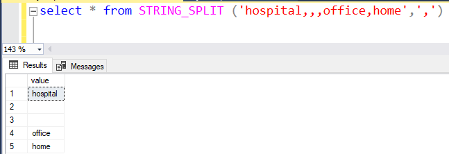 STRING_SPLIT Function In SQL Server - SQLArena