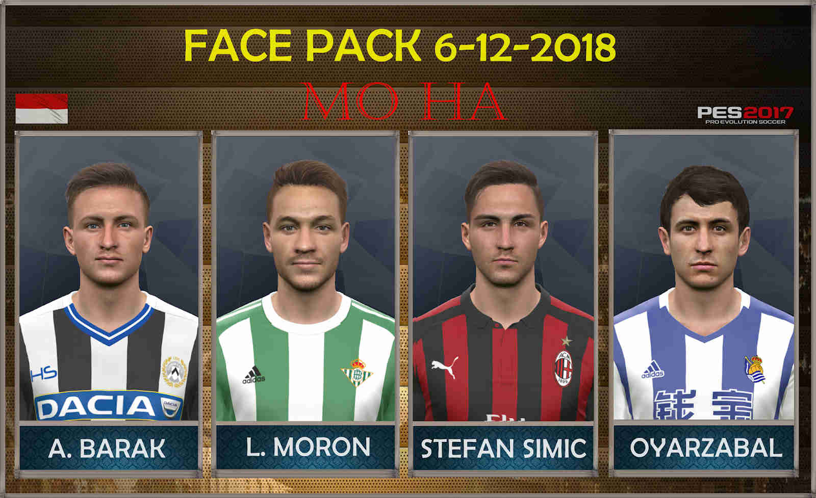 Pes 2017 Facepack 6 12 2018 By Mo Ha Soccerfandom Com Free Pes Patch And Fifa Updates
