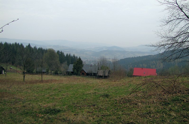 Panorama z przysiółka Adamy.