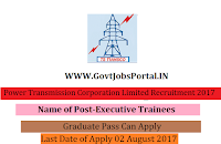 Power Transmission Corporation Limited Recruitment 2017– Executive Trainees