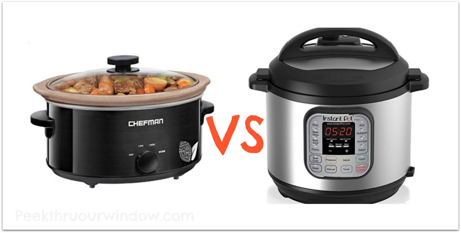 The Slow Cooker vs. The Instant Pot