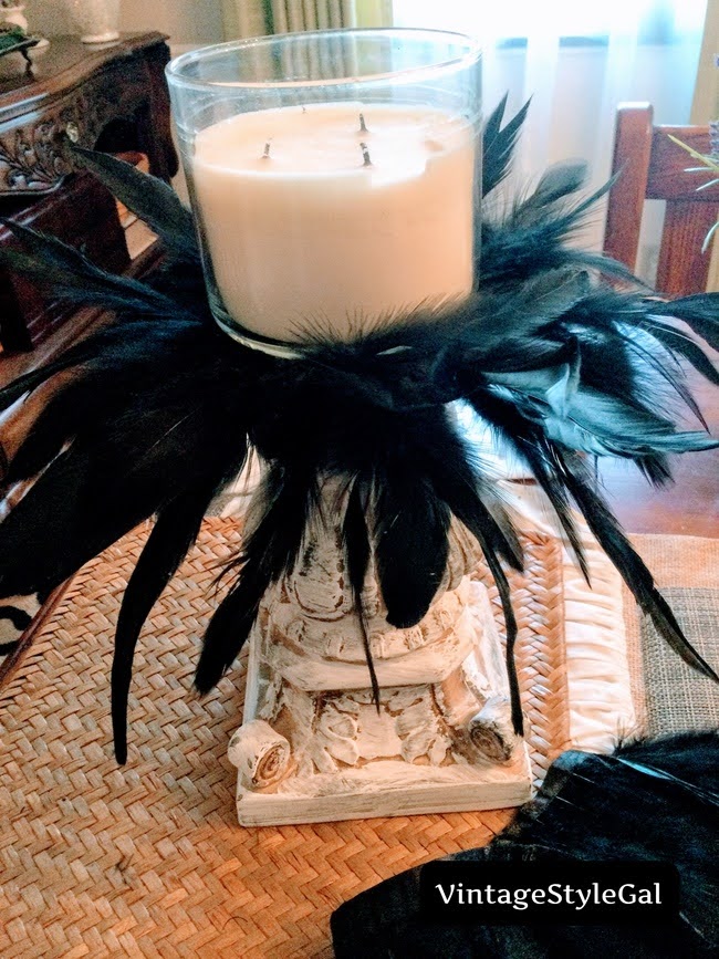 How to make decorative candle rings Vintage Style Gal