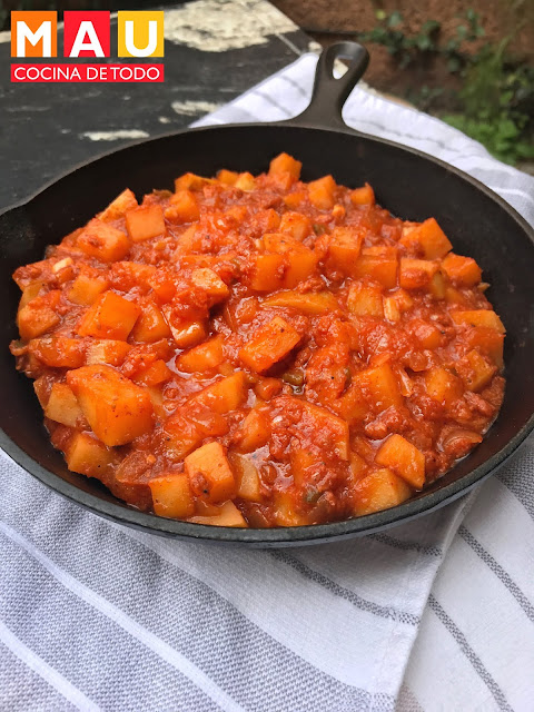papas con chorizo mau cocina de todo receta facil