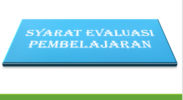 Evaluasi Pembelajaran