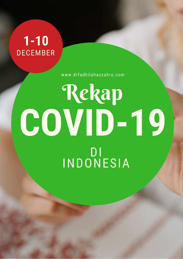 Rekap Perkembangan Covid-19 di Indonesia 1-10 Desember 2020 