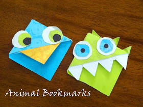 animal bookmarks