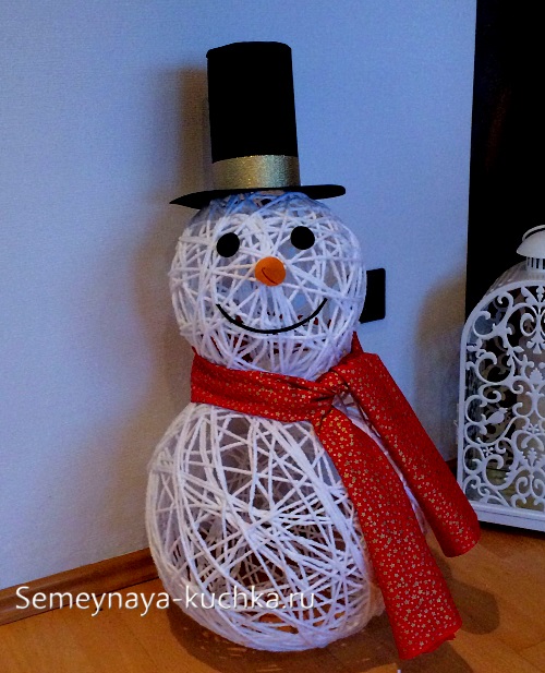 Lana MuÃ±ecos De Nieve Con Estambre Globos MuÃ±eco De Nieve De Hilo