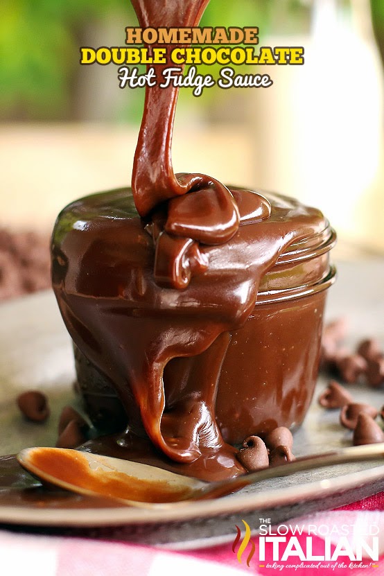 Homemade Double Chocolate Hot Fudge Sauce