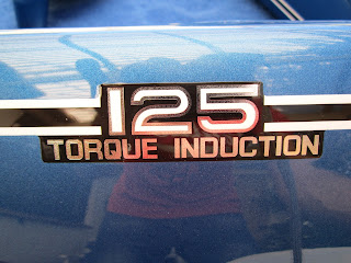 Side cover sticker - High Sparkle Blue - Yamaha RD125 1974