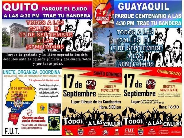marchas 17 septiembre en vivo marchas #17S en vivo