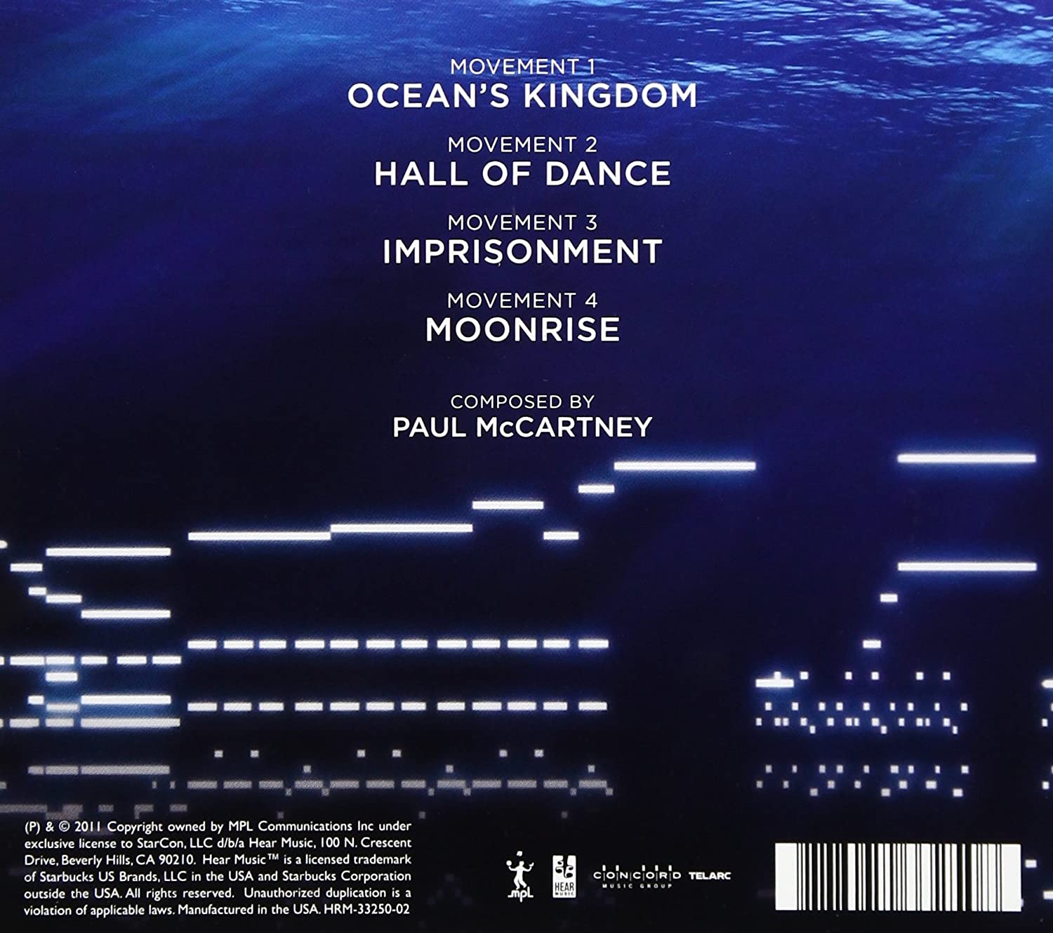 Classic Rock Covers Database: Paul McCartney - Ocean's Kingdom (2011)