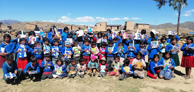 Die Schüler der Bildungsgemeinschaft von Ayaga Bolivien bedanken sich recht herzlich bei Euch.