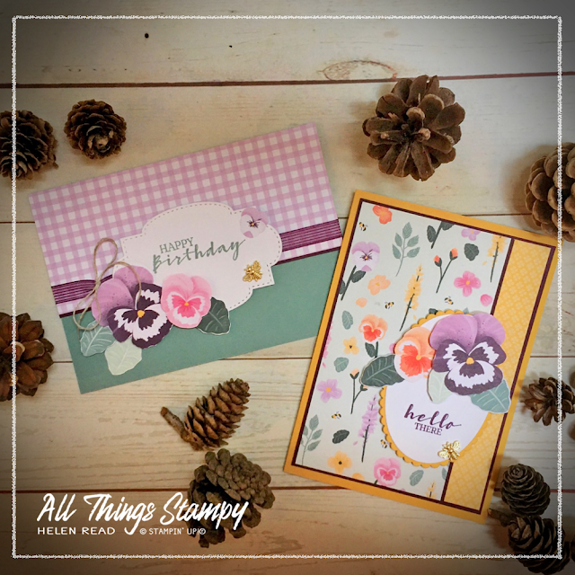 Stampin Up Pansy Petals Craft Kit by Post